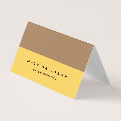 Elegant Plain Professional Pastel Colors Business Card