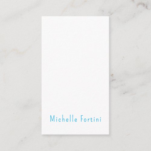 Elegant Plain Simple Minimalist Enclosure Card