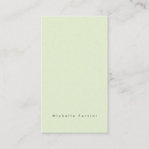 Elegant Plain Simple Minimalist Enclosure Card