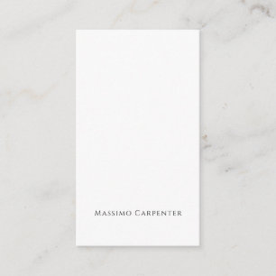 Elegant Plain Simple Modern Minimalist Enclosure Card