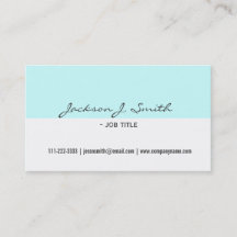 elegant, plain, simple white & blue professional