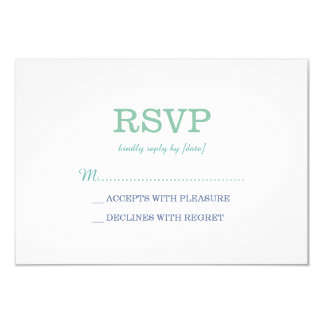plain rsvp cards