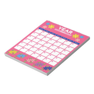 Elegant Planner for a Beautifully Organized Year Notepad
