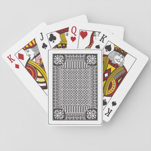 Elegant Playing Cards Back Design