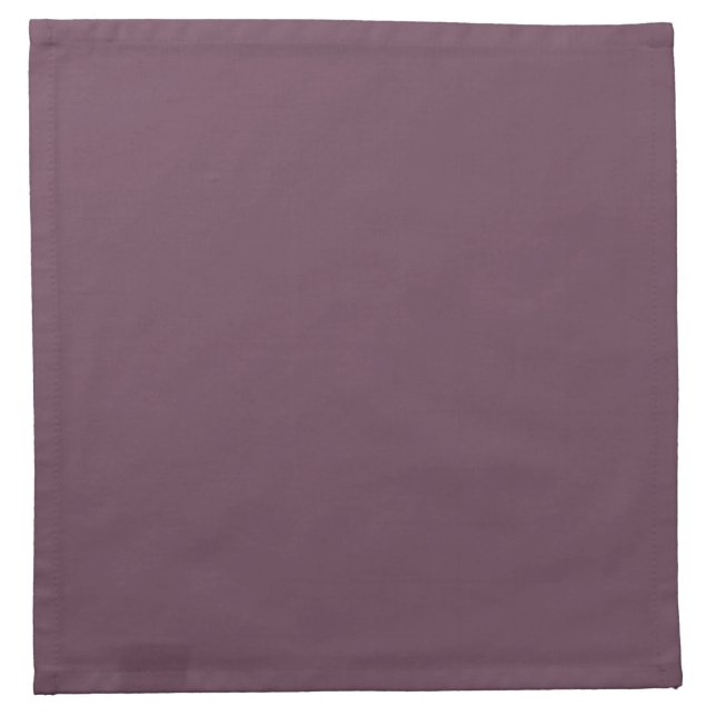 Elegant Plum Cloth Napkin (Front)