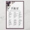 Elegant Plum Purple Floral Bridal Shower Game
