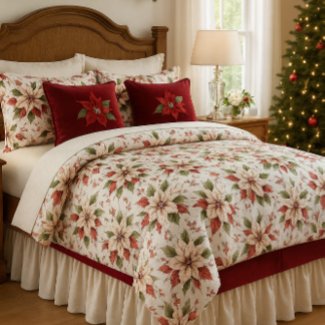 Elegant Poinsettia Winter 