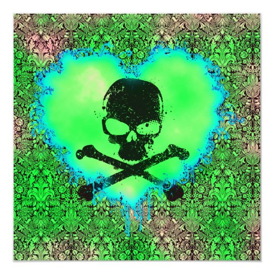 Elegant Poison Sweet 16 Goth Birthday Card