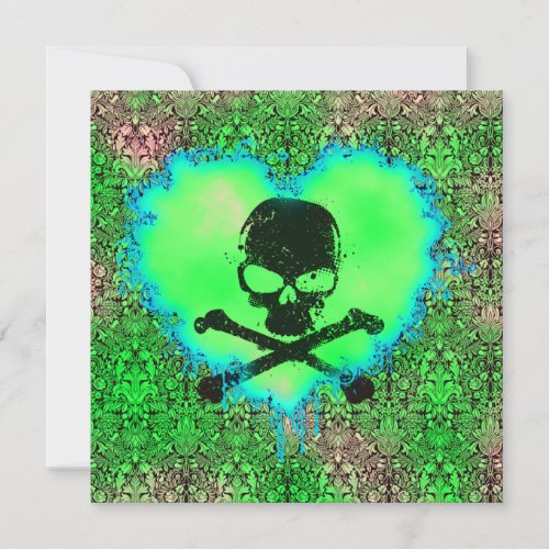 Elegant Poison Sweet 16 Goth Birthday Announcement