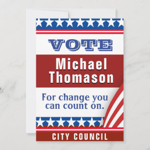 Elegant Political Dinner Invitation