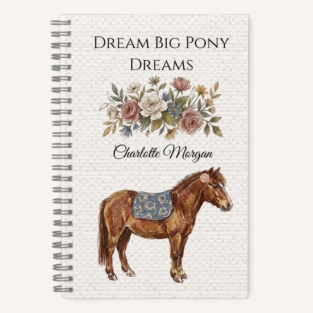 Elegant Pony Notebook (Front)