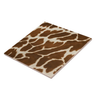 Elegant Popular Cow Faux Leather Collection Ceramic Tile