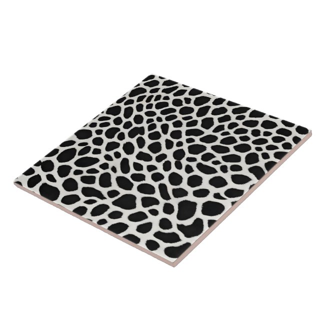 Elegant Popular Luxury White Leopard Collection Ceramic Tile (Side)