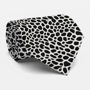 Elegant Popular Luxury White Leopard Collection Neck Tie