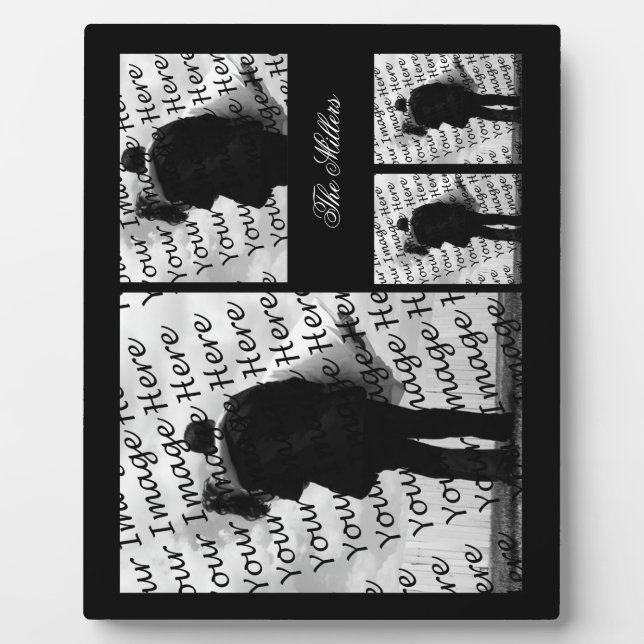 Elegant Portfolio Custom Photo Plaque (Front)