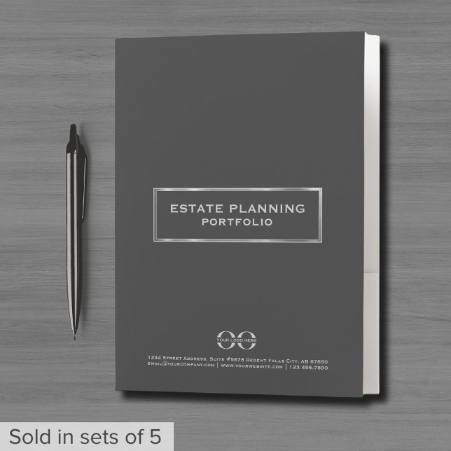 Elegant Portfolio Folder with Custom Logo (Creator Uploaded)