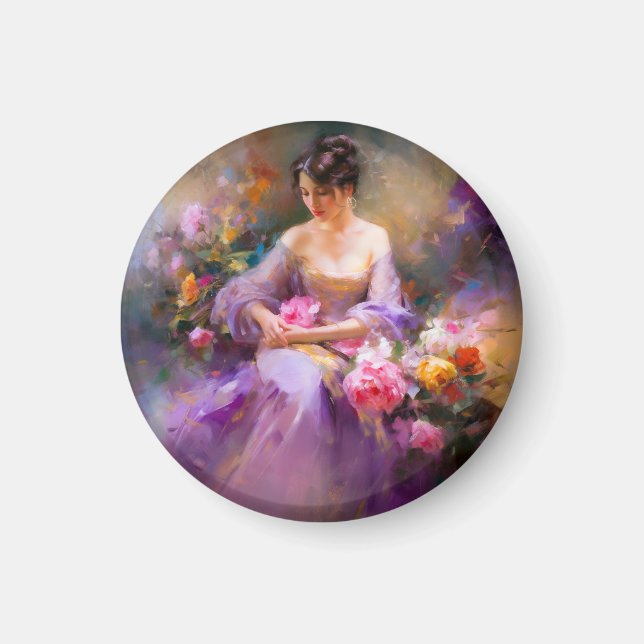 Elegant Portrait  Magnet (Front)