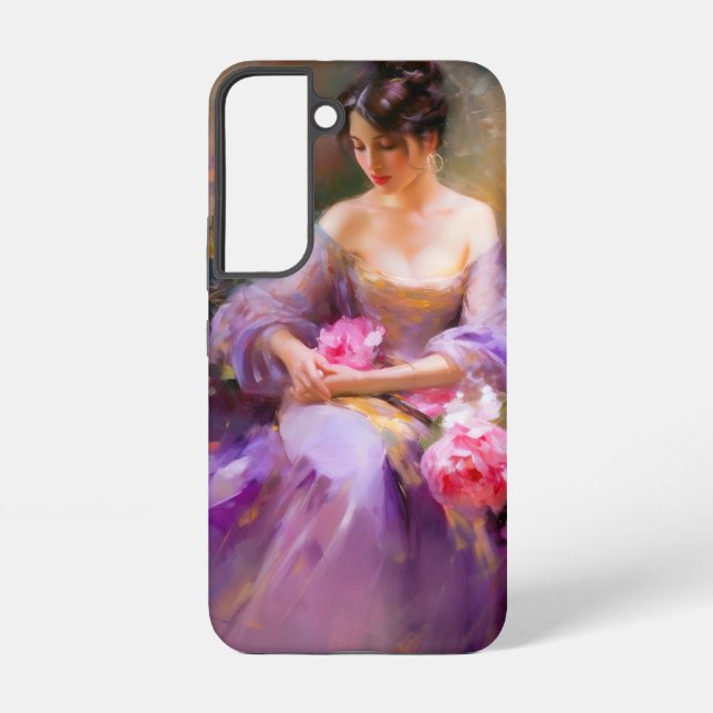 Elegant Portrait  Samsung Galaxy Case (Back)