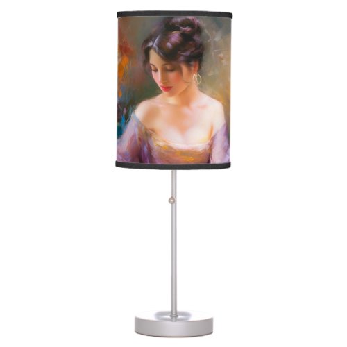 Elegant Portrait  Table Lamp