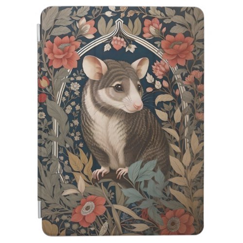 Elegant Possum William Morris Inspired Floral  iPad Air Cover