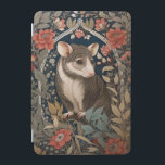 Elegant Possum William Morris Inspired Floral  iPad Mini Cover<br><div class="desc">The "Elegant Possum William Morris Inspired Floral iPad Air Cover" is a stylish and artistic accessory for your iPad Air. This cover features an elegant depiction of a possum surrounded by a floral pattern inspired by the timeless designs of William Morris. Designed to protect your iPad Air from scratches and...</div>