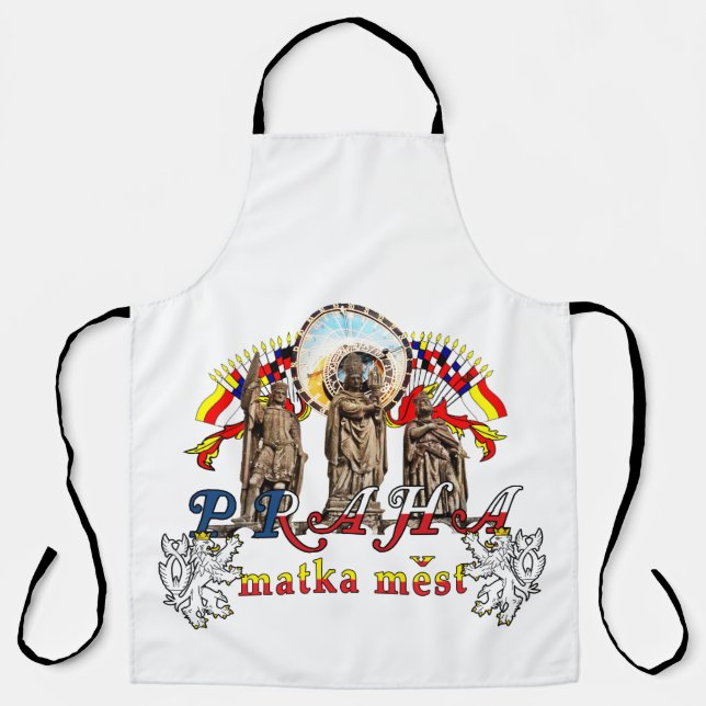 Elegant Prague Czech Apron (Front)