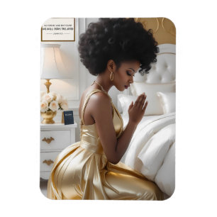 Elegant Praying Mother 3" x 4" Photo Magnet
