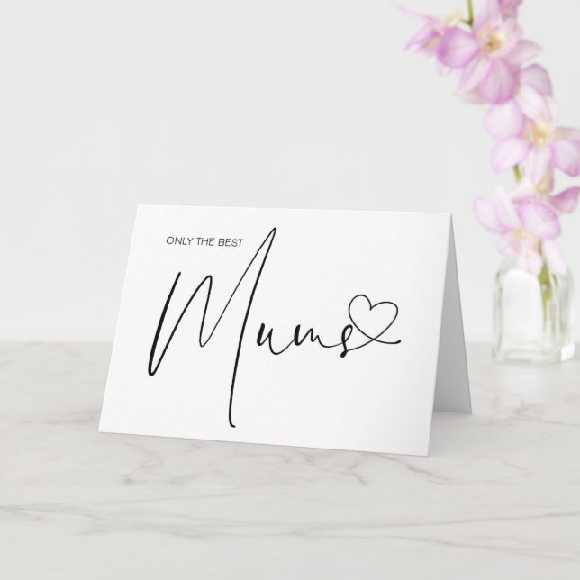 Elegant Pregnancy Announcement Baby Reveal to Mom (Orchid)
