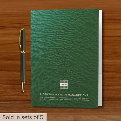 Elegant Presentation Folder with Logo - Product | North Red Vine