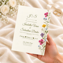 Elegant Pressed Wildflower Wedding
