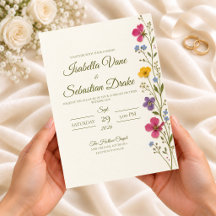 Elegant Pressed Wildflower Wedding