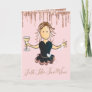 Elegant Pretty Glitter Birthday Card for Her