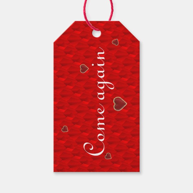 Elegant price  gift tags (Front)