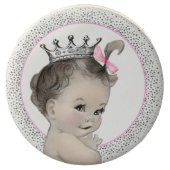 Elegant Princess Baby Shower Cookies (Front)