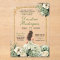 Elegant Princess Sage Green Floral Quinceañera