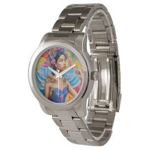 Elegant princess with wings watch