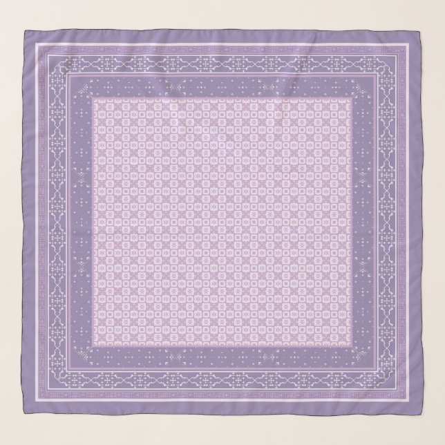 Elegant Printed Hijab – Soft & Stylish Scarf (Front)