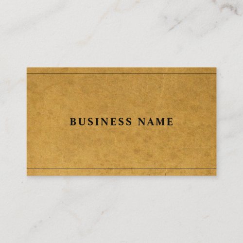 Elegant Printed Kraft Paper Professional Company Business Card