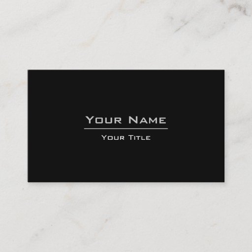 Customizable Elegant Professional Business Card