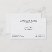 Elegant, Professional, Business Card (Front/Back)