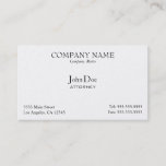 Elegant, Professional, Business Card at Zazzle