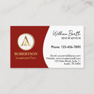 Elegant Professional Business Card with Logo