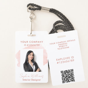 Elegant Professional Business Watercolor Signature Badge