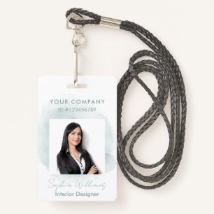 Elegant Professional Business Watercolor Signature Badge