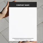 Elegant Professional Corporate Mail  Letterhead<br><div class="desc">This elegant professional corporate mail letterhead features a sophisticated design with a polished,  clean layout. It includes space for your company logo,  contact information,  and a sleek,  formal design that ensures a professional impression. Perfect for businesses seeking a high-end,  corporate look for official communications.</div>