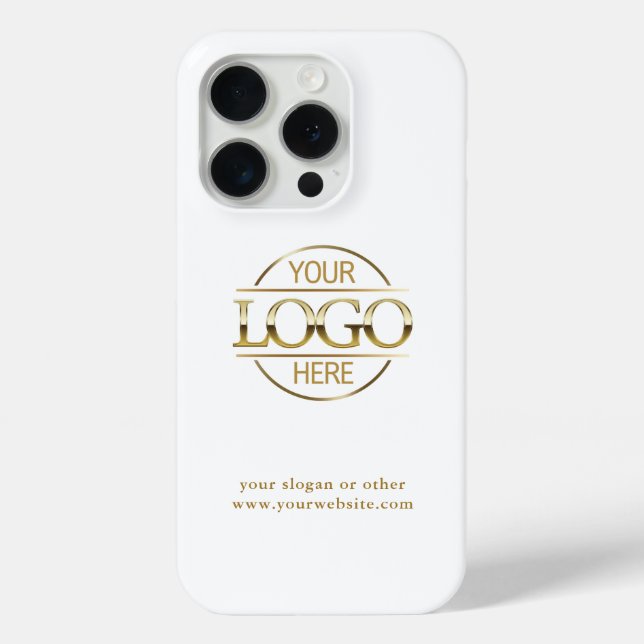 Elegant Professional Custom Business Logo Case (Back)