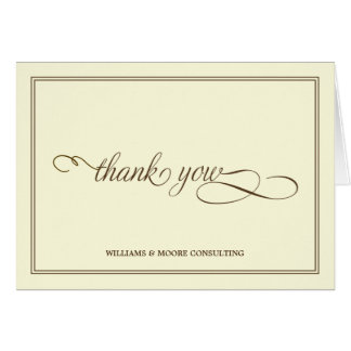 Professional Thank You Cards | Zazzle