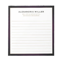 Elegant Professional Lined