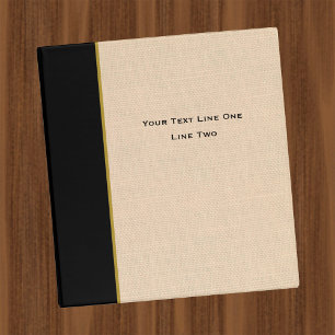 Elegant Professional Look with Tweed and Black Binder