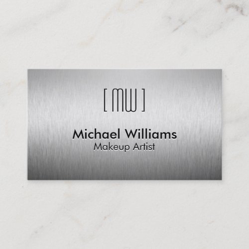 Elegant Professional Metal Metallic Steel Aluminum Business Card